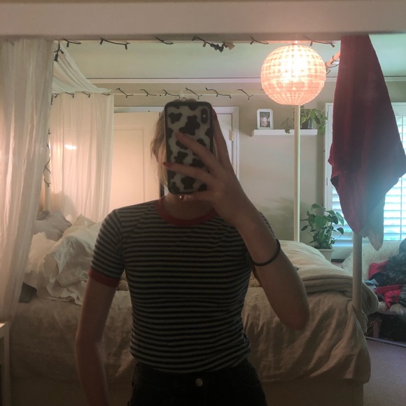 Striped short sleeve urban shirt - Picture 3 of 5